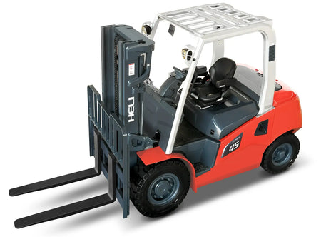 Heli CPCD50 - Empilhador diesel vista lateral